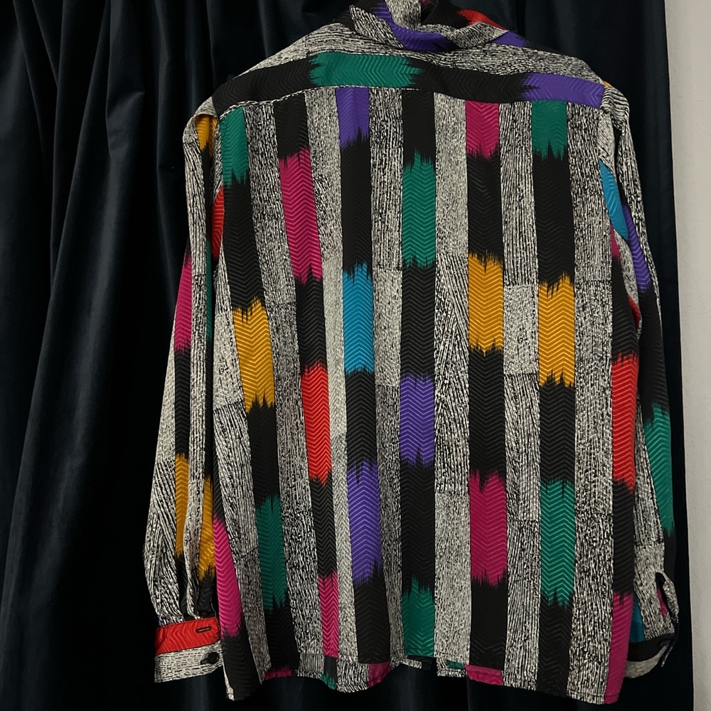 Colorful Striped Long Sleeve Shirt